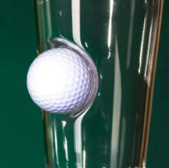 Stuck In Glass Beer Mug | Golf Ball Glass