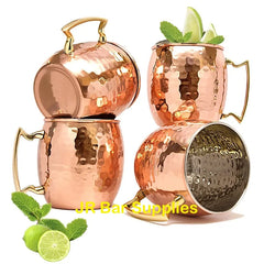 Hammered Copper Plated Mug