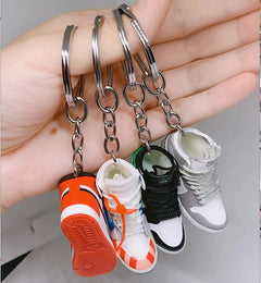 3D Sneaker Shoe Keychain