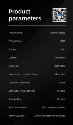 Xiaomi 4K Bluetooth AI Smart Glasses HD Shooting Waterproof Camera Photo Video Voice Call Translation