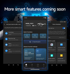 Xiaomi New Design Smart Glasses 4K HD Camera Bluetooth Call Voice Assistant Control