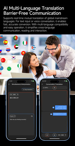 Xiaomi New Design Smart Glasses 4K HD Camera Bluetooth Call Voice Assistant Control