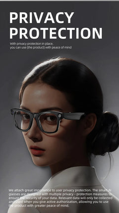 Xiaomi 4K Bluetooth AI Smart Glasses HD Shooting Waterproof Camera Photo Video Voice Call Translation