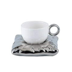 Chic Ceramic Mug Set With Coaster