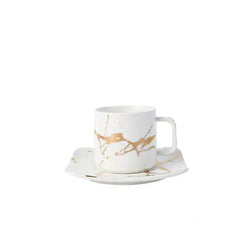 Coffee Mugs Marble Gold Inlay