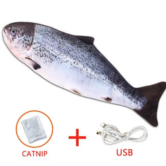 Electronic Fish Shape Cat Toy: USB Charging, Simulation Fish Toy