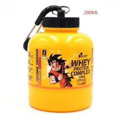 Portable Mini Protein Powder Bottle With Keychain