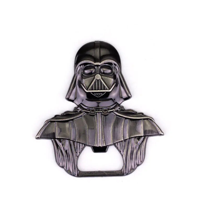 Darth Vader bottle opener on a white background