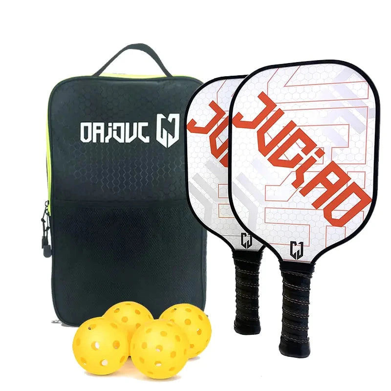 Pickleball Paddles Set Includes 4 Balls