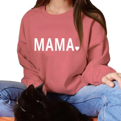 MAMA Casual Crewneck Sweatshirt