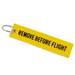 Remove Before Flight Keychain