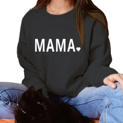 MAMA Casual Crewneck Sweatshirt