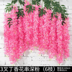 Artificial Wisteria Flower Garland