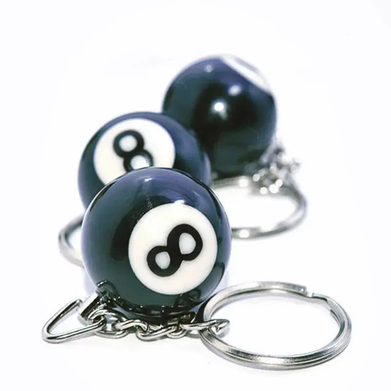 Fashion Creative Billiard Pool Keychain