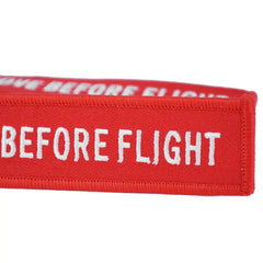 Remove Before Flight Keychain