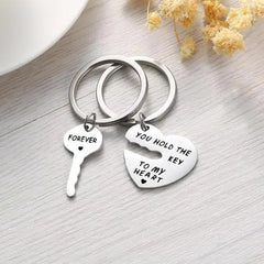 You Hold The Key To My Heart Forever Keychain Set