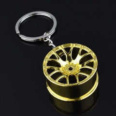 Metal Car Keychain | Wheel