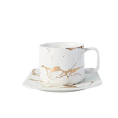 Coffee Mugs Marble Gold Inlay