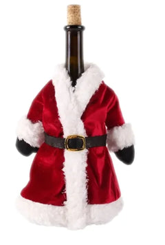 HolidayCheers™ Christmas Wine Bottle Cover – Festive Holiday Decoration