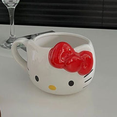 Kitty Cutie Character Ceramic Coffee Mugs