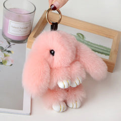 Plush Rabbit Key Chain