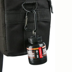 Portable Mini Protein Powder Bottle With Keychain