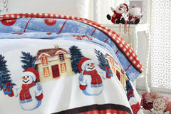 Dolce Bonita Home Single 3D Soft Blanket Joyeux