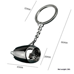 3D Engine Keychain & Handbag Pendant