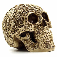 Skull Bone Skeletons Flower Ornament