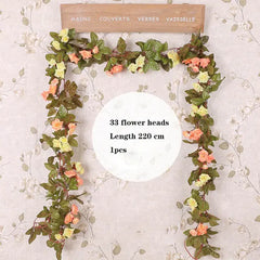 Wisteria Artificial Flower Vine Wreath