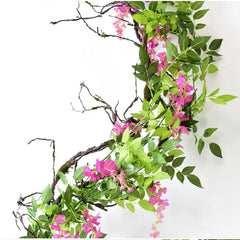 Wisteria Artificial Flower Vine Wreath