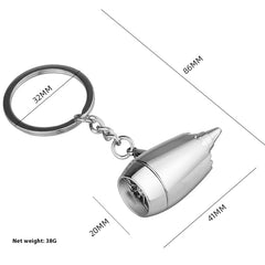 3D Engine Keychain & Handbag Pendant