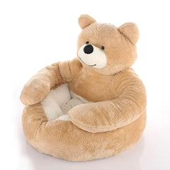 Super Soft Pet Bed with Cute Bear Hug