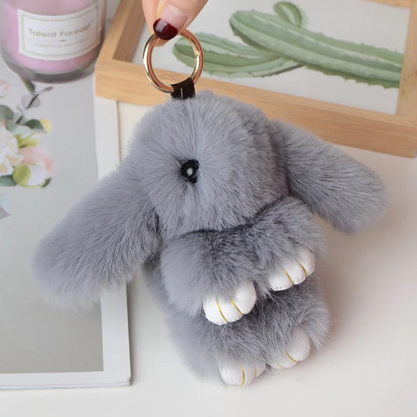 Plush Rabbit Key Chain – Festivano