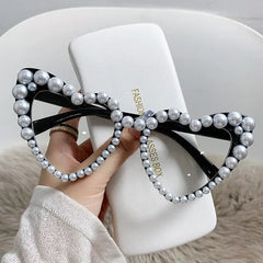 Cat Eye Heart Fashion Sunglasses