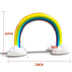 Ginormous Rainbow Cloud Sprinkler Giant Inflatable