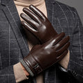Herren Winter Lederhandschuhe