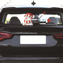 Weihnachtsmann 3D Autoaufkleber