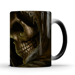 Skull Color Changing Ceramic Coffee Mug