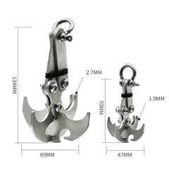 Folding Gravity Grab Hook Outdoor Rock Climbing