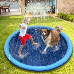 Summer Splash Pet Sprinkler Pad: Inflatable Cooling Mat