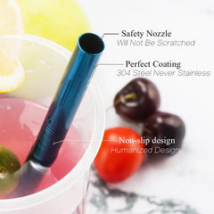 Colorful Stainless Steel Straws