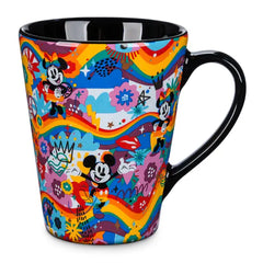 Mickey Minnie Mouse Disney Pride Rainbow Collection Ceramic Mug Disney Parks