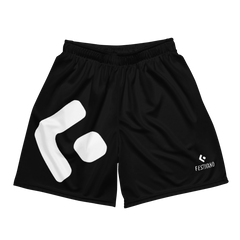 Festivano Full Black Mesh Shorts