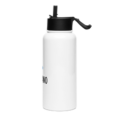 Festivano Stainless Steel Water Bottle with a Straw Lid