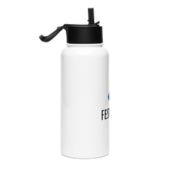 Festivano Stainless Steel Water Bottle with a Straw Lid