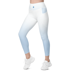 Festivano Blue Gradient Leggings with Pockets