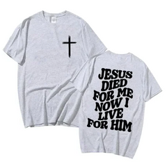 Men's Christian T Shirt Jesus Bible Verse