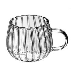 Striped Glass Mug Set