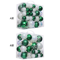 Decorative Christmas Balls Set with Colorful Designs